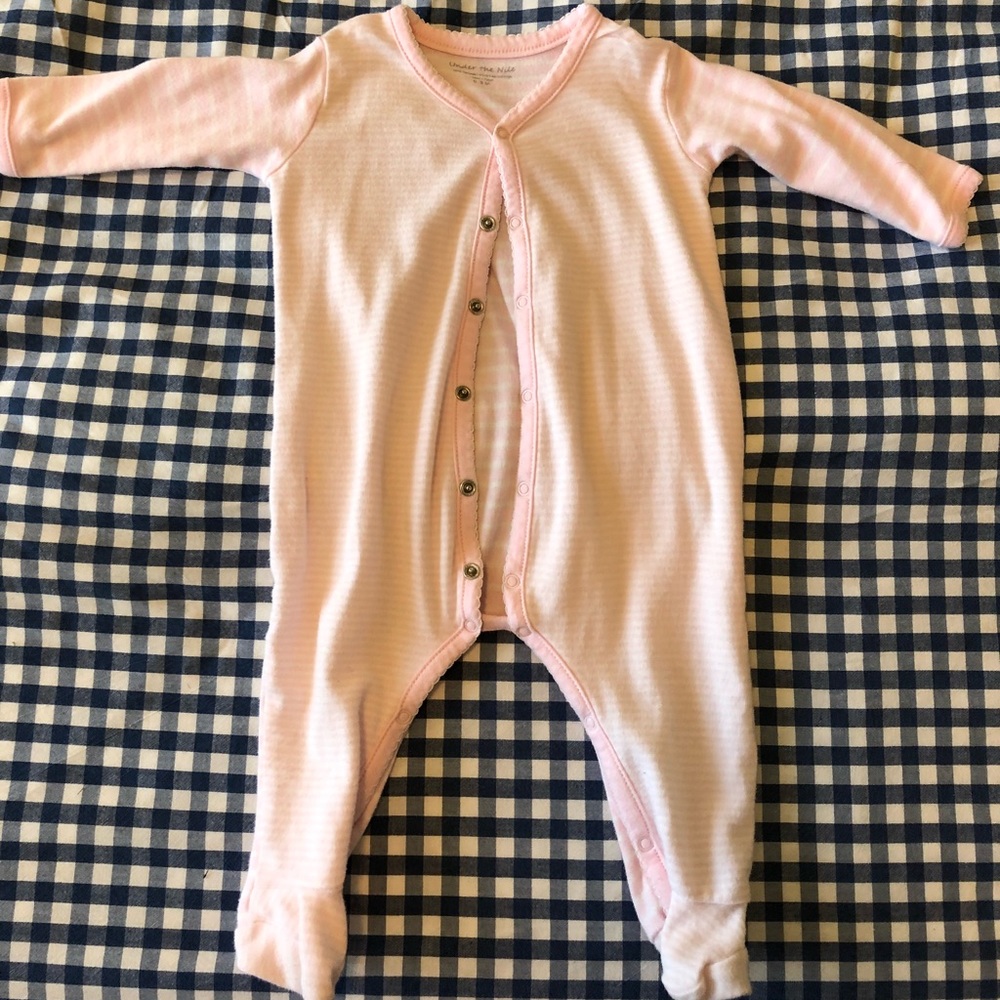 Under the Nile Footed Onesie